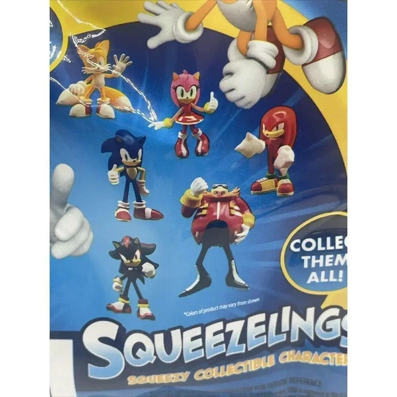 Sonic the Hedgehog Series 1 Squeezelings Squeezy Collectibles Characters‎ Sealed - Picture 5 of 5